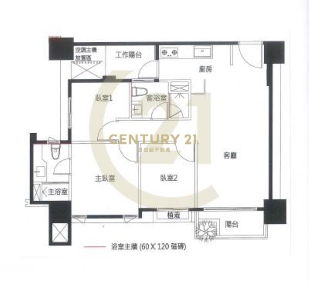 嘉磐惠文3房雙平車