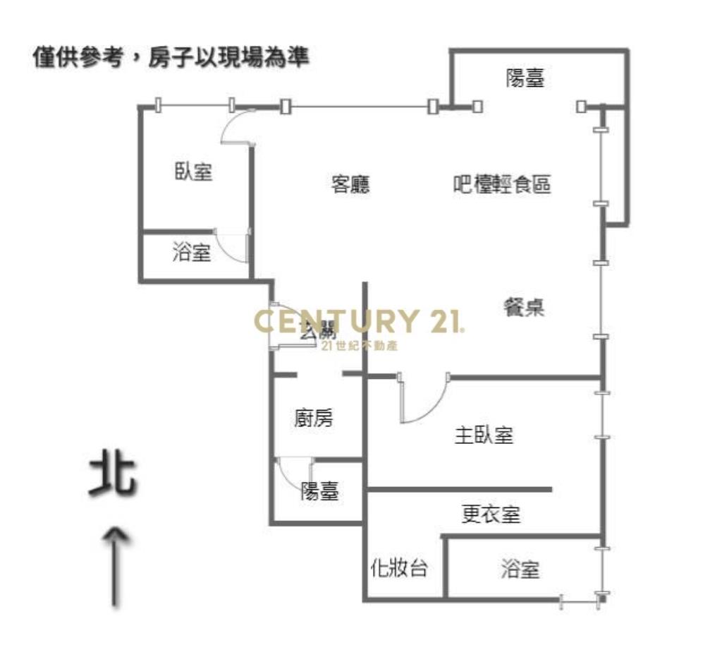 久樘瑞璽面公園大2房雙平車