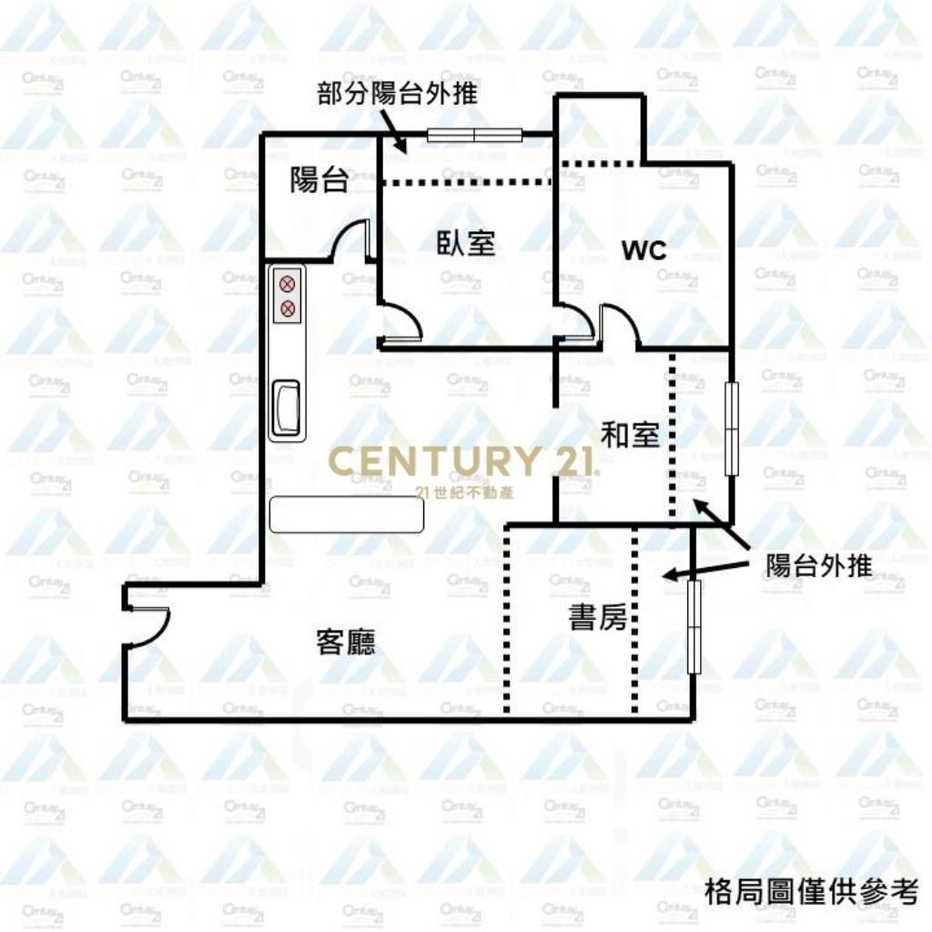 市政香榭高樓景觀戶