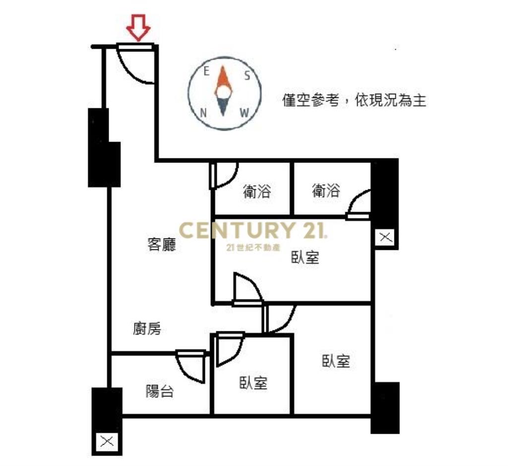 台中正高鐵特區三房平車