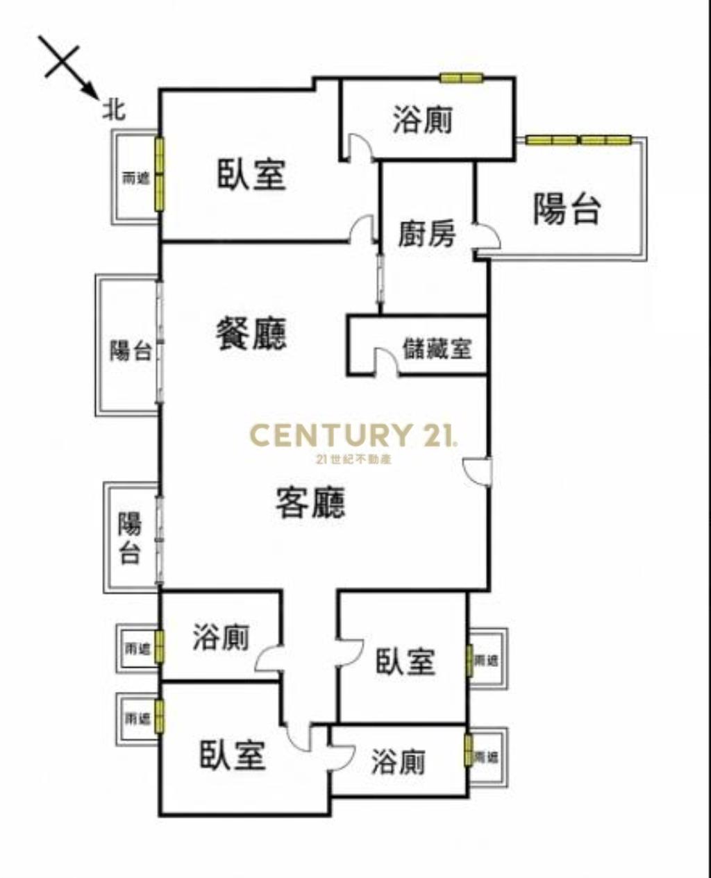 西屯區惠宇禮仁4改3雙主臥雙車