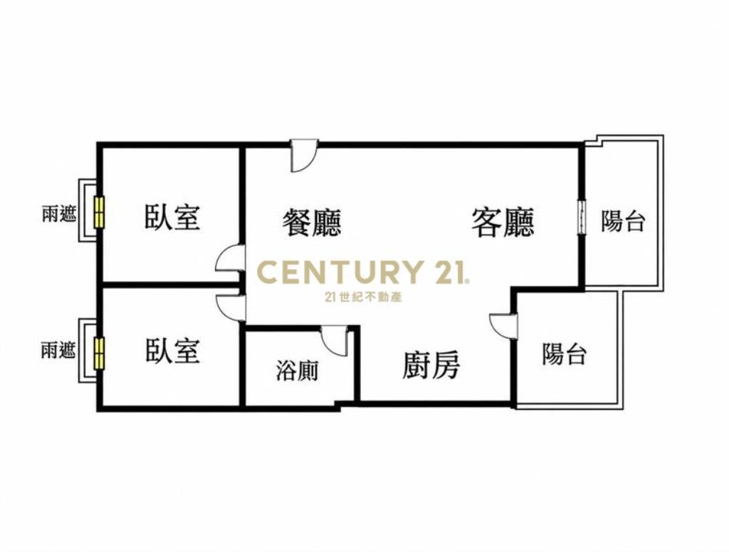 嶺東彩虹城1兩房車位