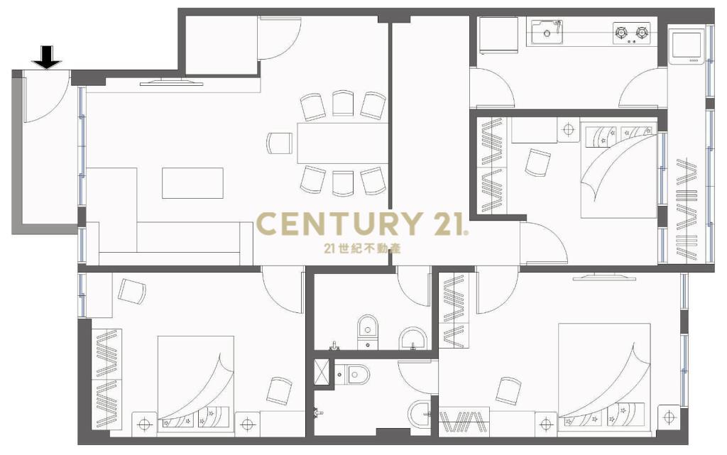 大雅精緻裝潢三房+車位