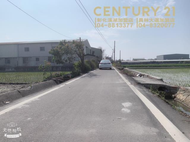 溪湖河興路旁美田