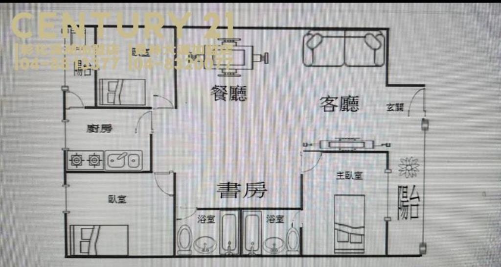 員林靜修商圈華廈+平車
