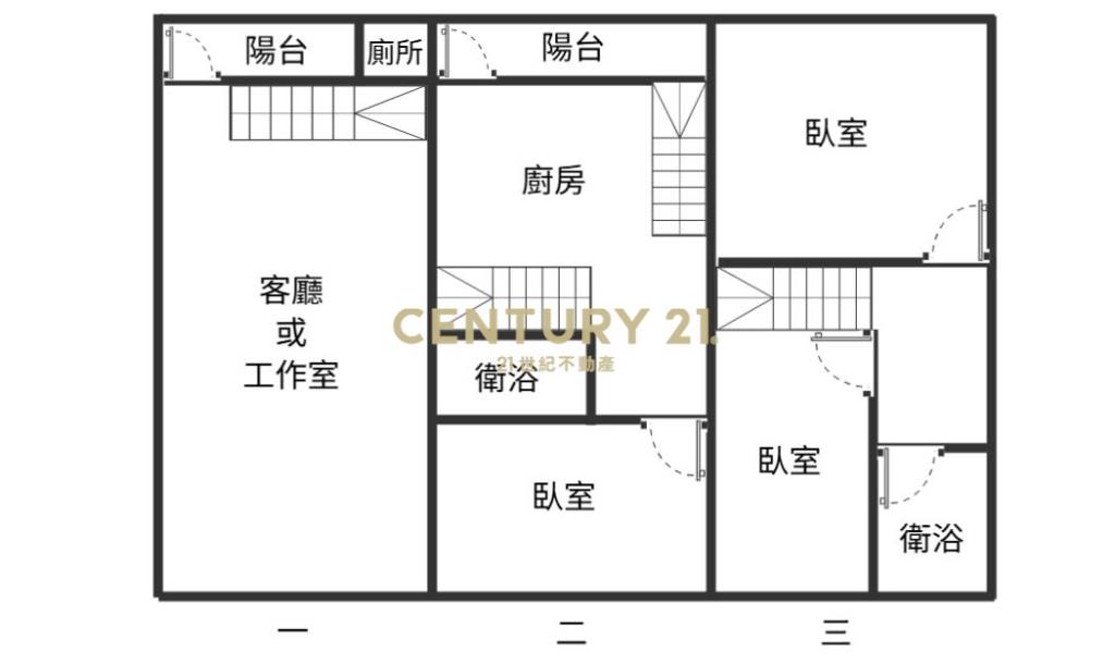台中房屋-霧峰正市區寶園1-3樓店面