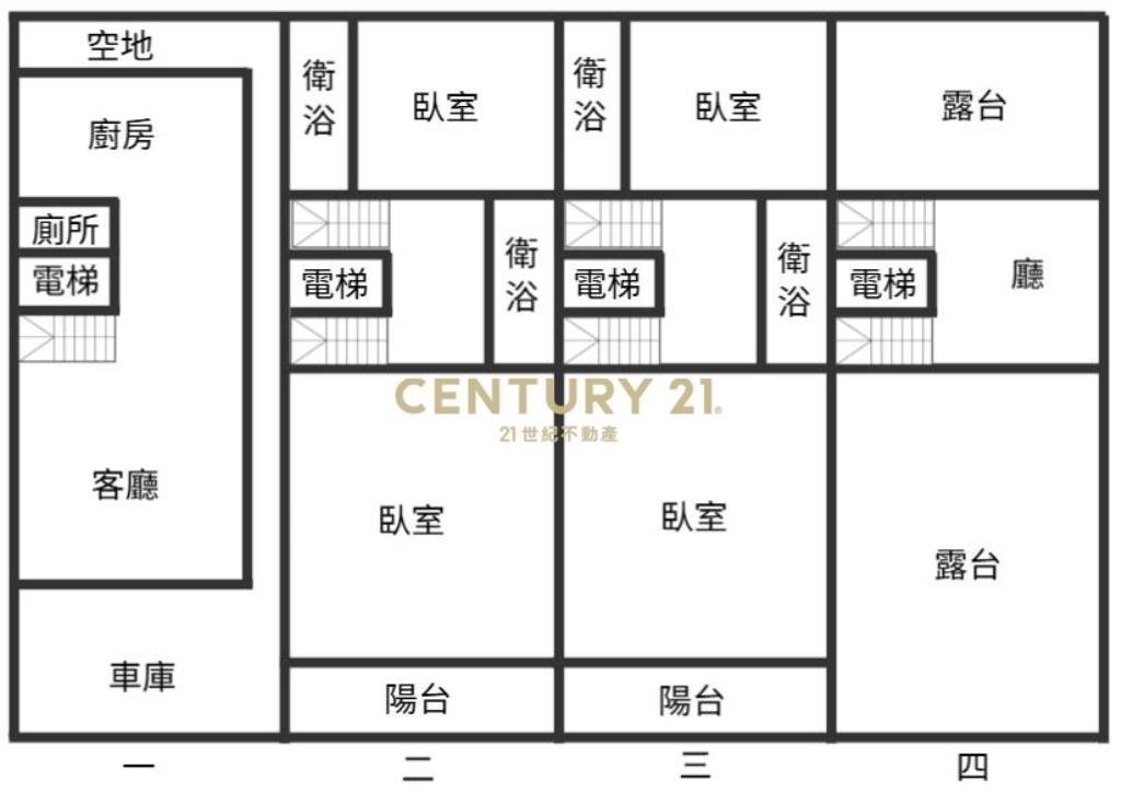 草屯房屋-草屯親水公園邊間電梯別墅