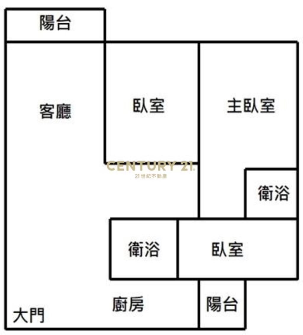 台中房屋-山水晨光輕屋齡三房車位華廈