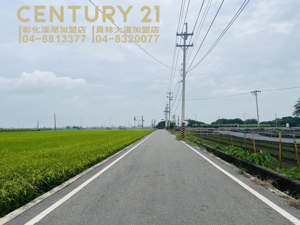 埤頭溪林路一彎美田