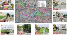 溪湖外環道旁雙面路田