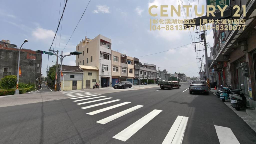 溪湖外環道旁雙面路田