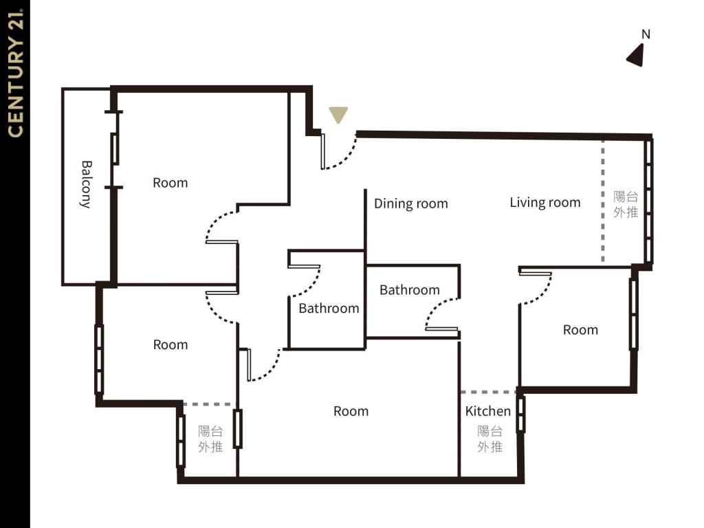 南區學府商圈國圖館高樓層四房平車