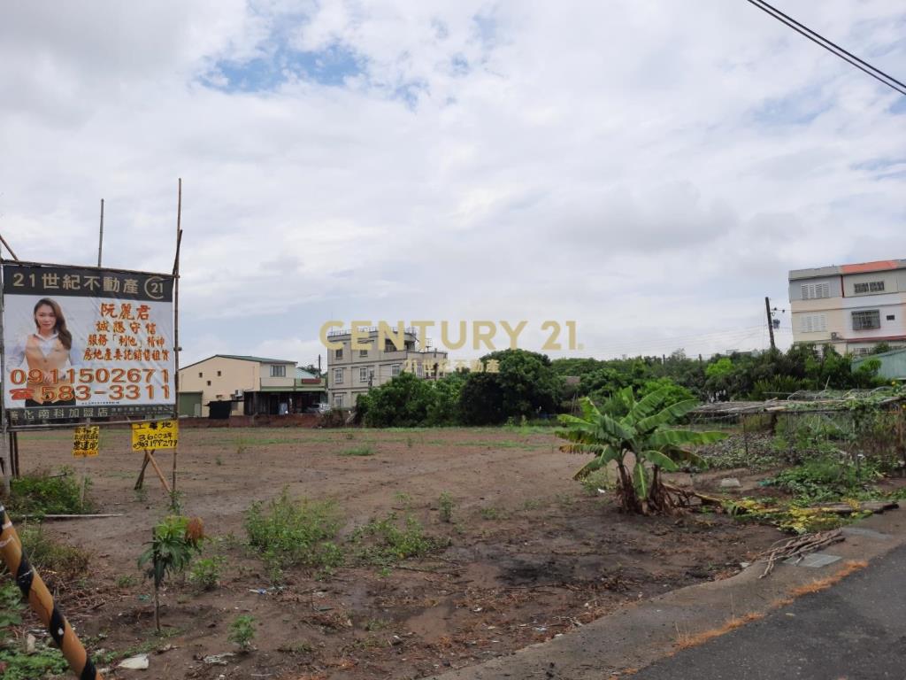 善化鄉村雙臨路大面寬150米農地