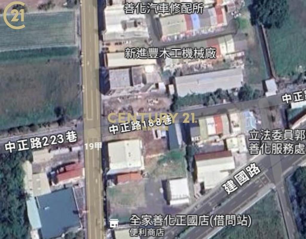 善化中正路臨15米路土地出租