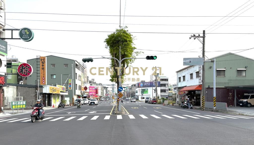 善化市中心買三角窗商業用地送店面