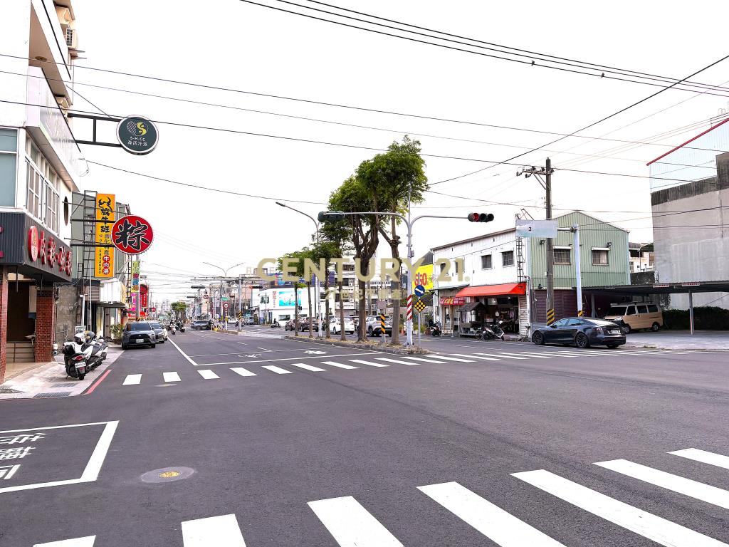 善化市中心買三角窗商業用地送店面