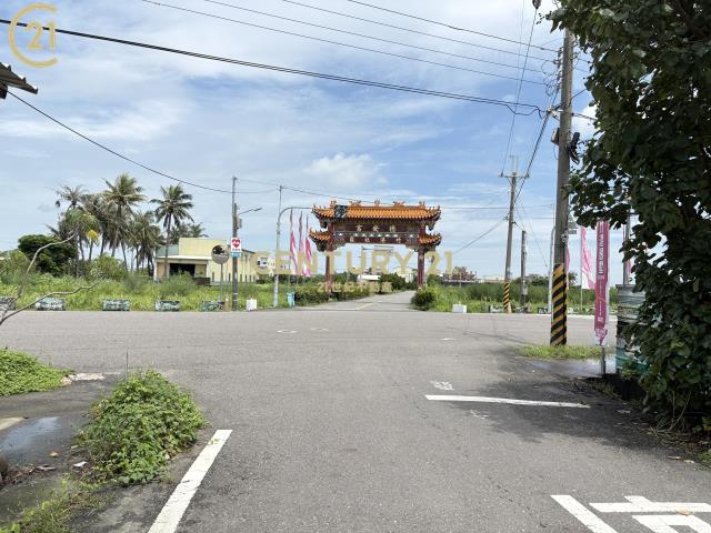 七股竹子港三角窗雙面路1.8分農地