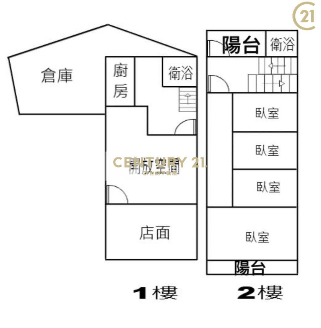 林森路店面+建地倉庫，只要2100萬
