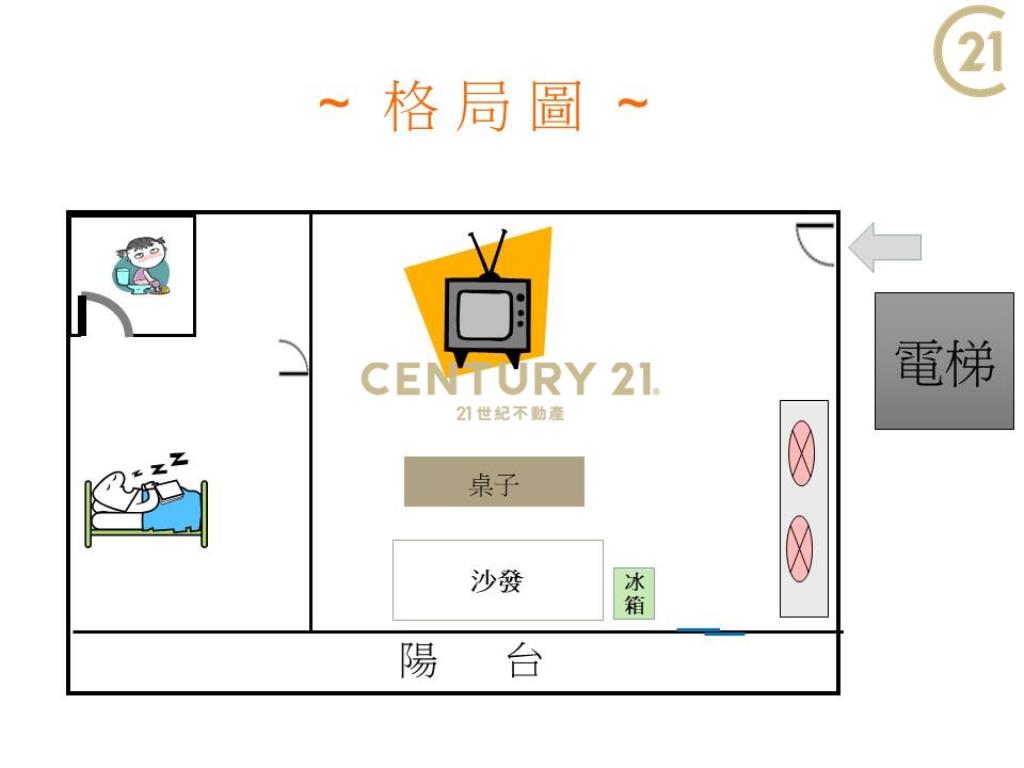 虎尾一房一廳華廈