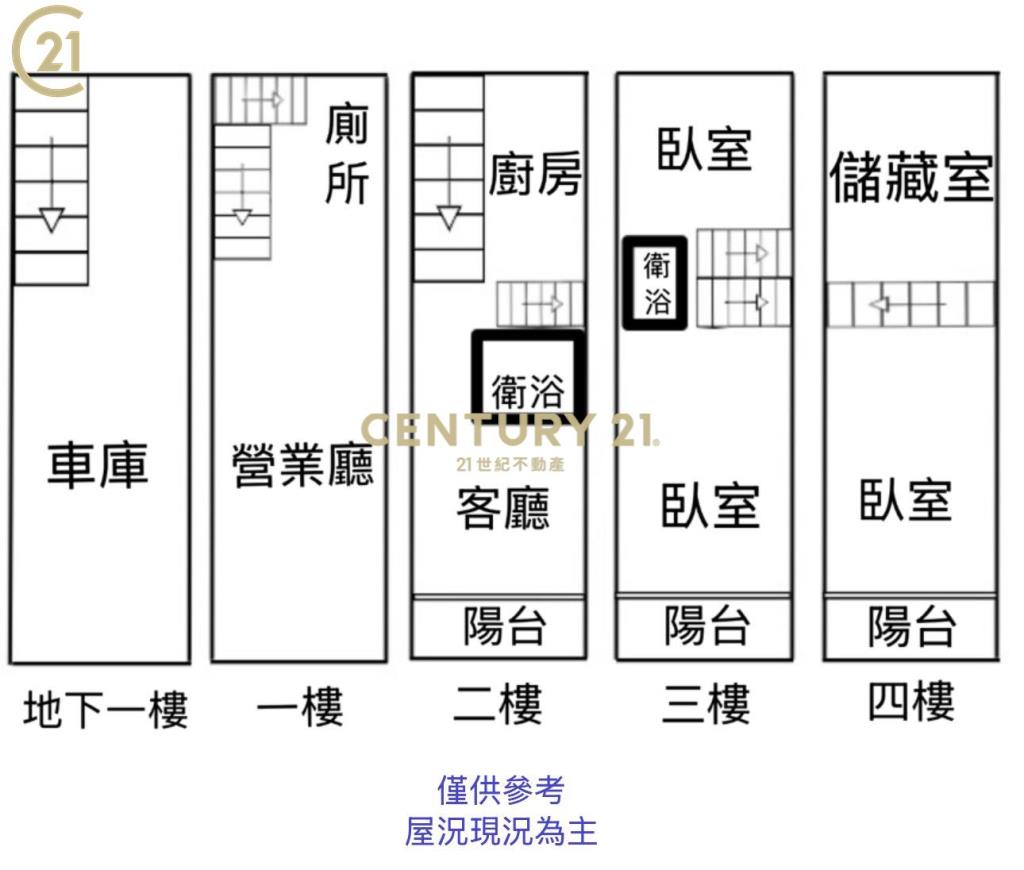 双車庫店住合一美透天